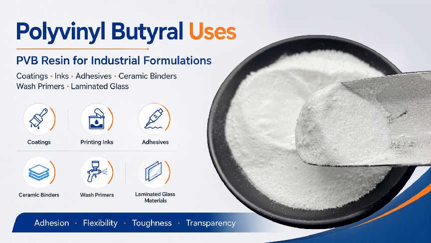 Polyvinyl Butyral Uses: Where PVB Resin Adds Value in Industrial Formulations